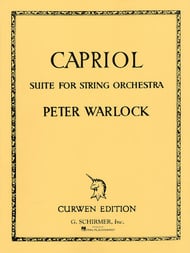cover Capriol Suite Orchestra sheet music cover
